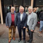 Jean Asselborn mit den DAG-Kollegen Mike Urban und Dr. Kurt Kreiten