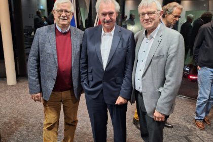 Jean Asselborn mit den DAG-Kollegen Mike Urban und Dr. Kurt Kreiten